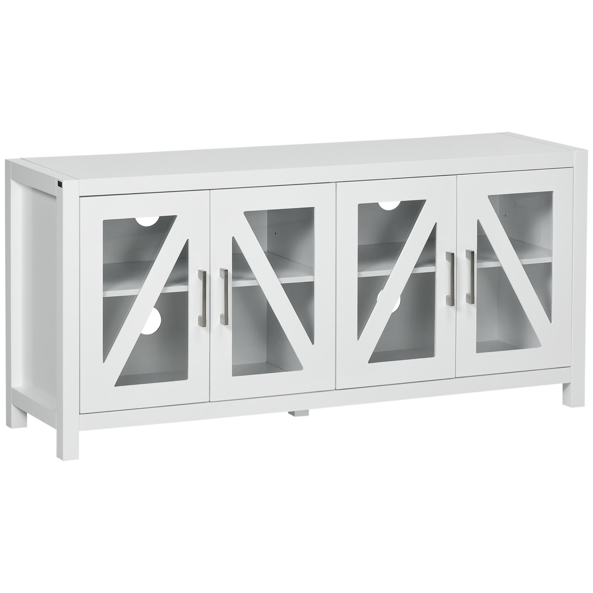 Mueble TV Bergen Vitrinas Blanco