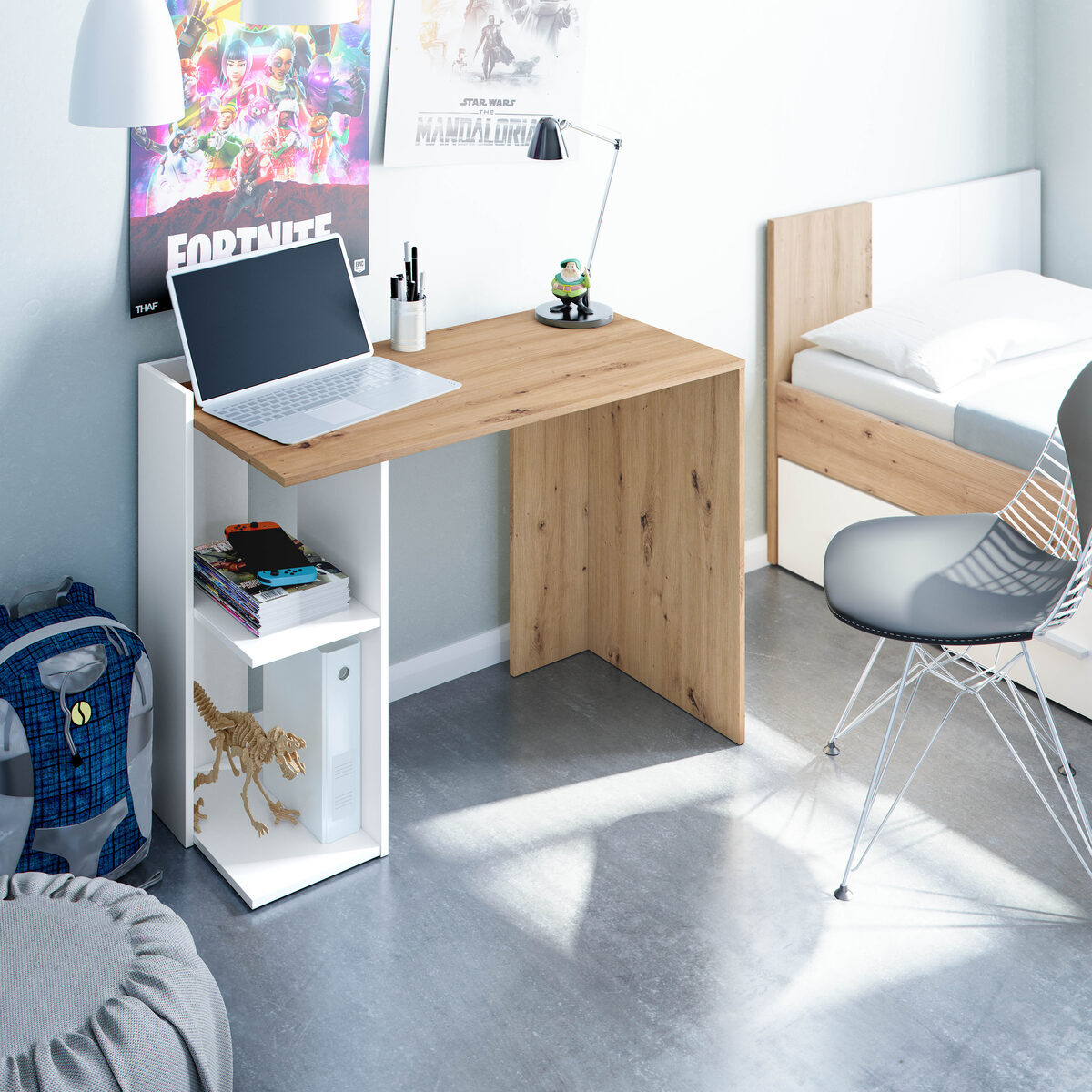 Escritorio Finn Blanco Artik 100 cm