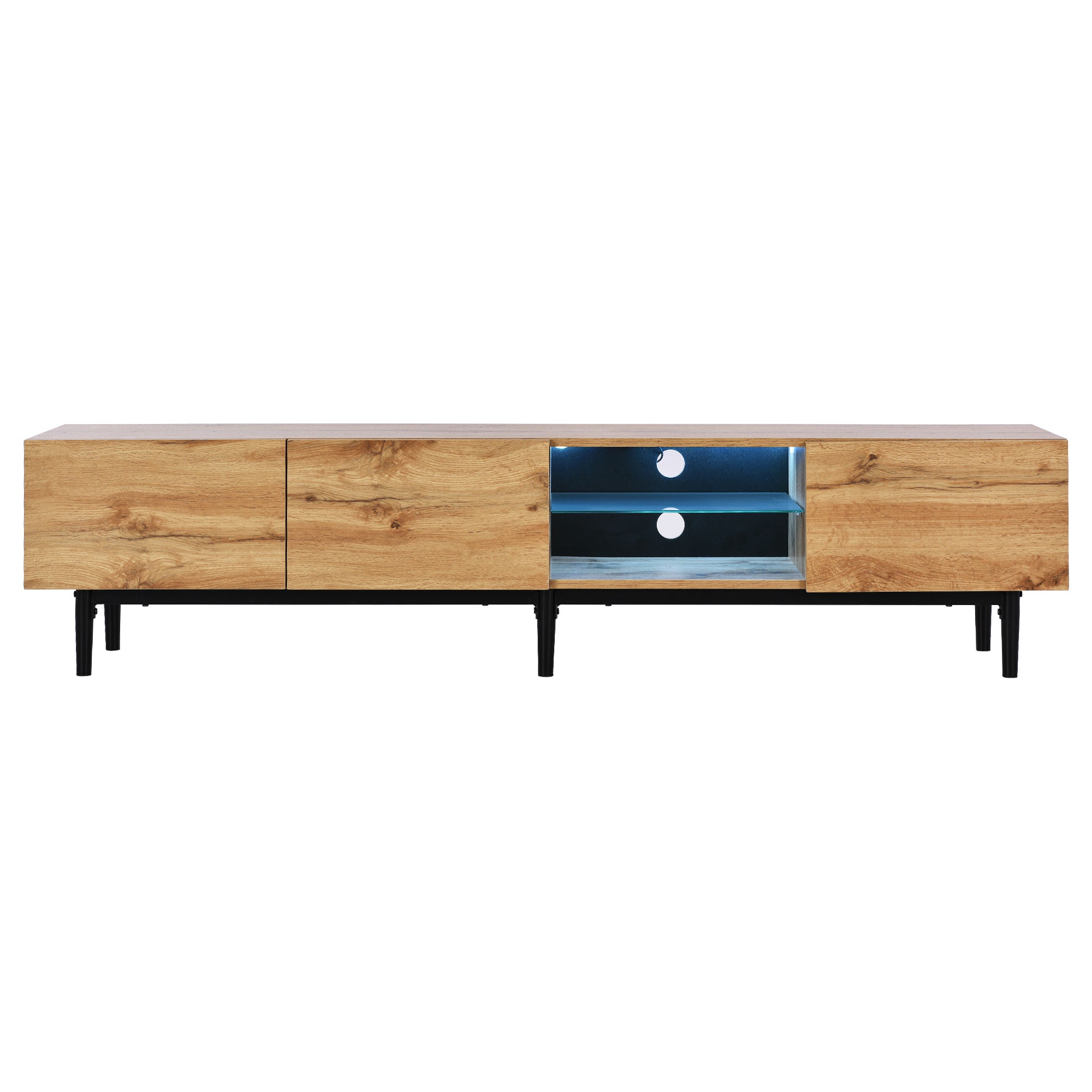 Mueble TV Oslo LED Natural