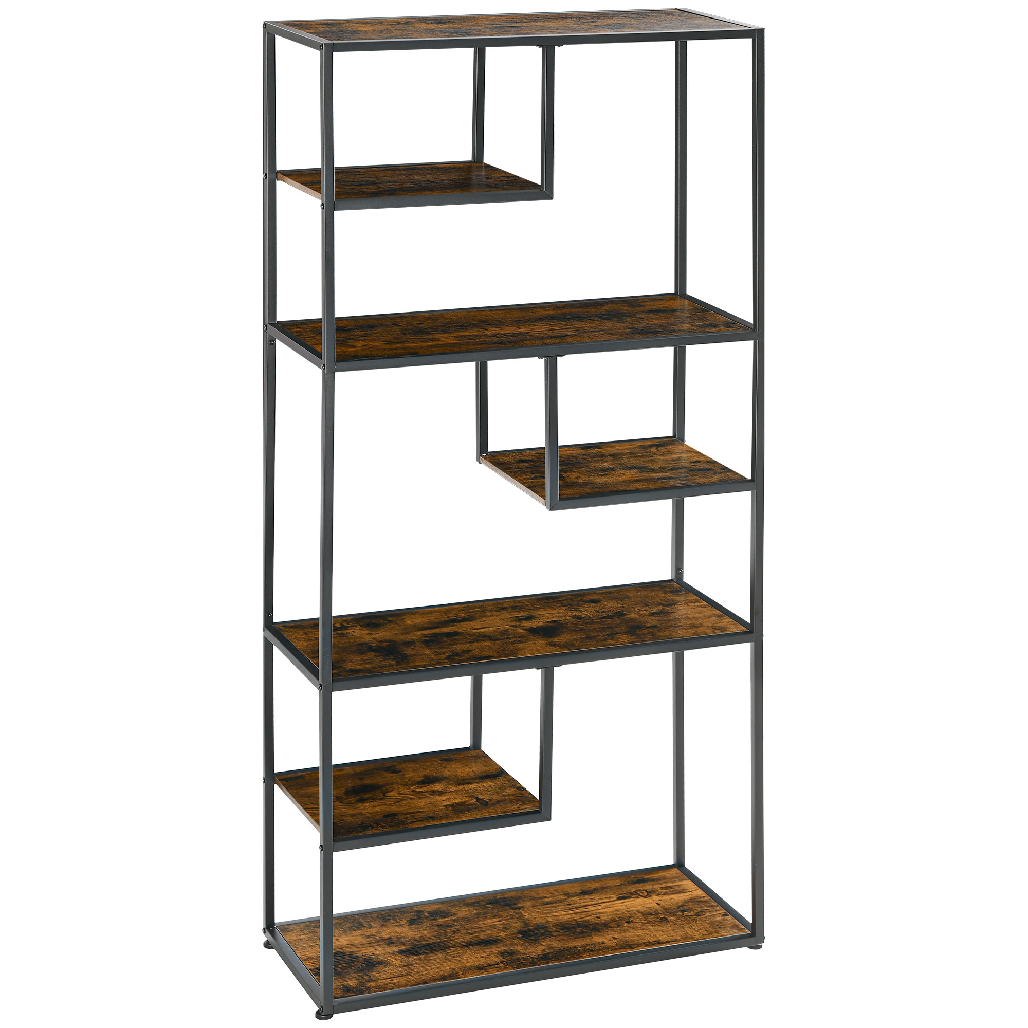 Estantería Lund Industrial 7 Niveles Negro