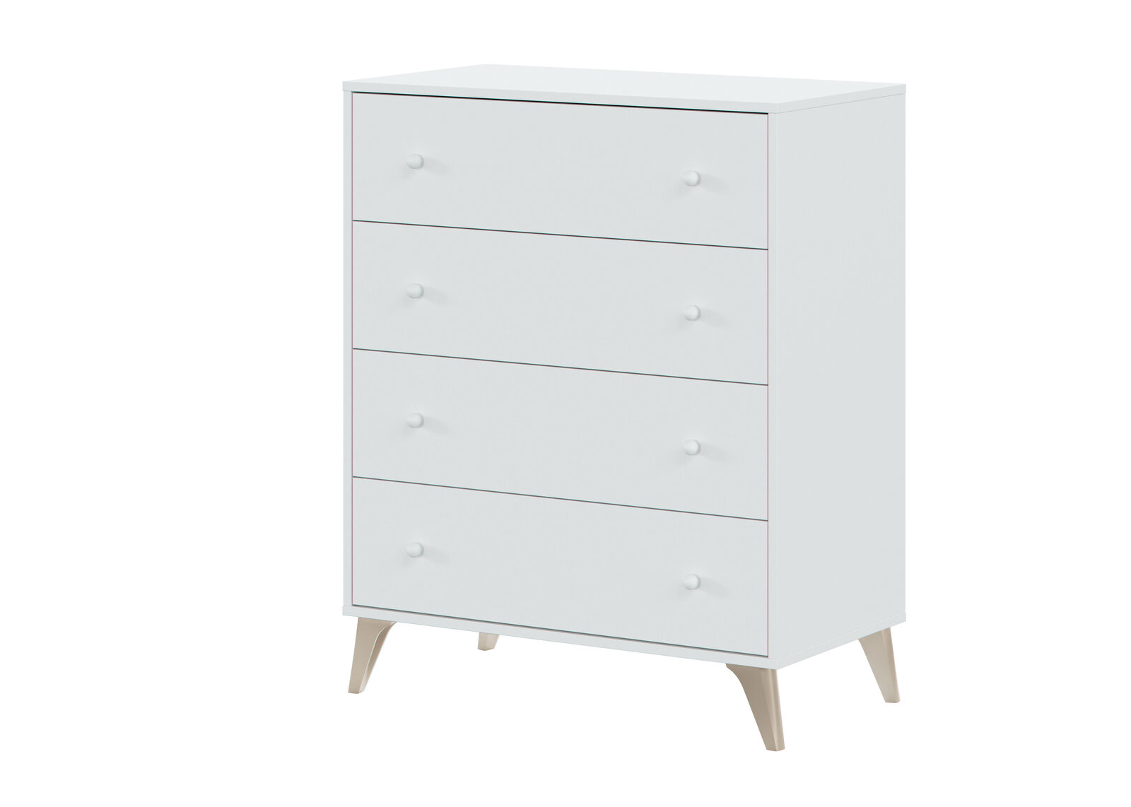 Cómoda Viggo blanco nórdico 77.5 cm con envío a Bilbao