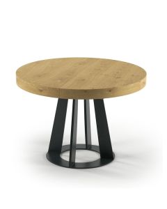 Mesa de comedor redonda extensible Eidfjord