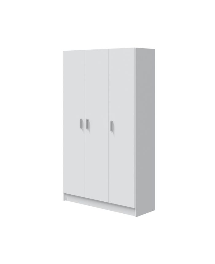 Armario escobero Erling blanco mate 109 cm