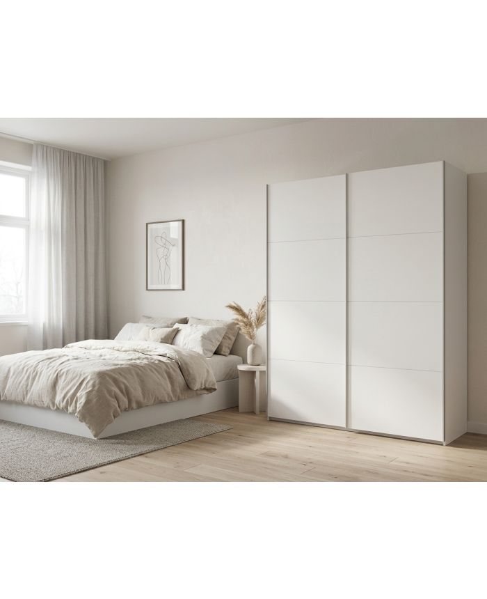 Armario puertas correderas nórdico Oslo · blanco 180 cm - vista 3