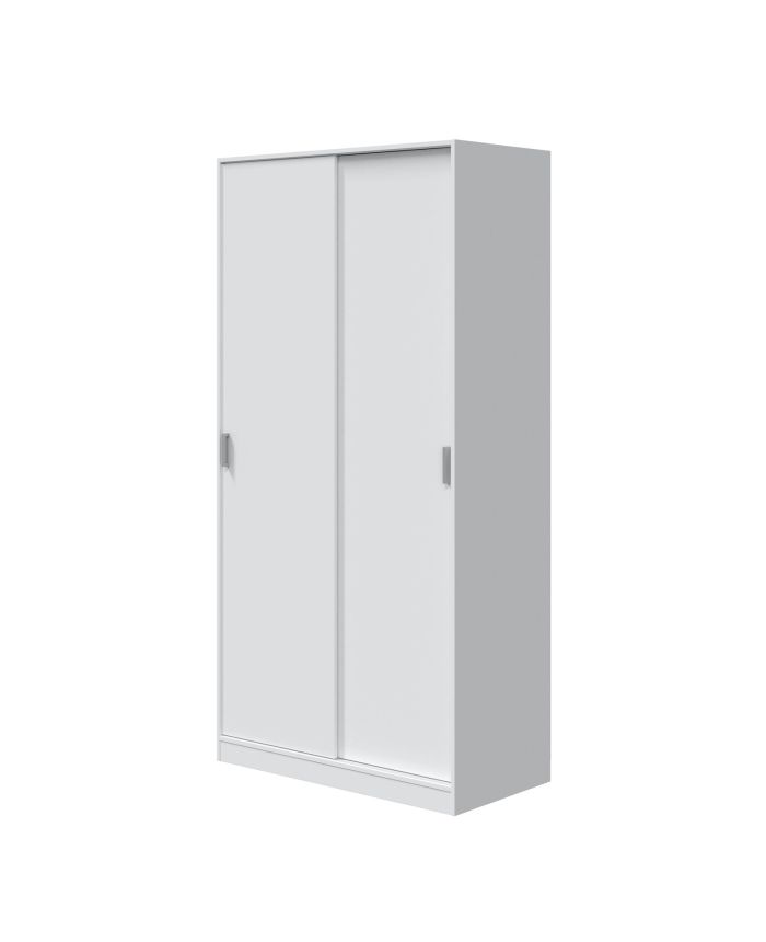 Armario Sigrid puertas correderas blanco 100 cm