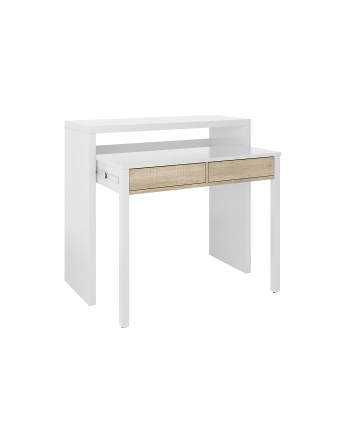 Escritorio Pelle Blanco Artik 98.5 cm