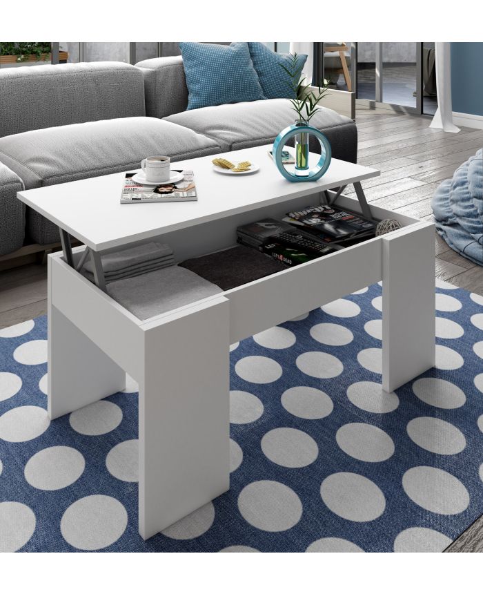 Ivar · Mesa de centro nórdica mediterránea 100 cm