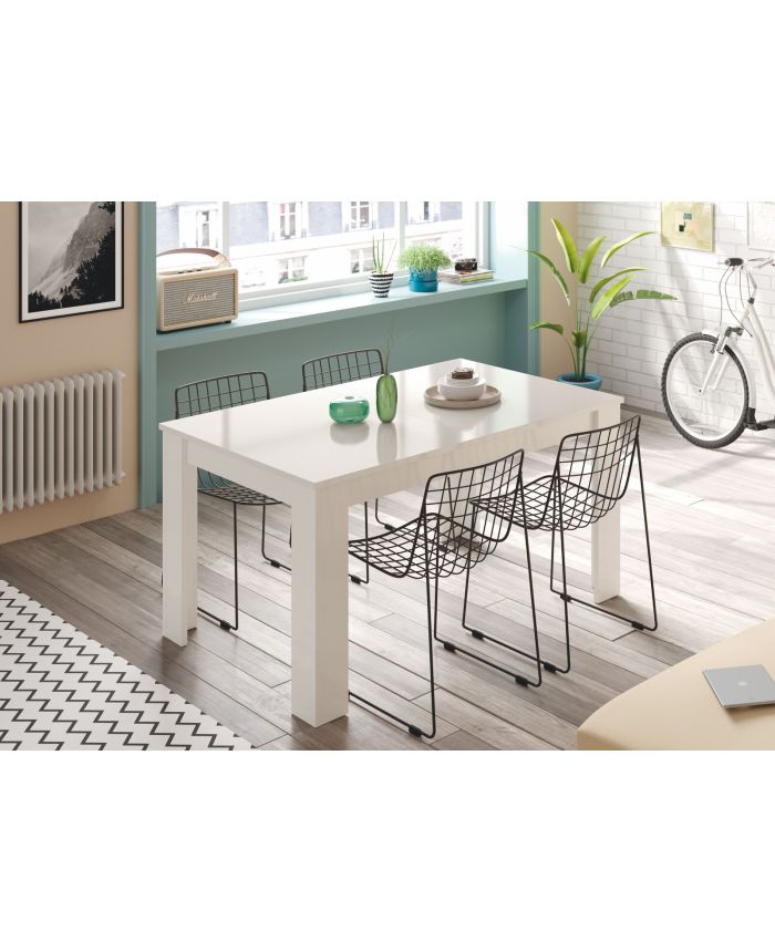 Freya · Mesa de comedor extensible nórdica mediterránea 190 cm