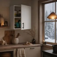 Mueble de cocina de colgar Rune 1 puerta blanco brillo 60 cm