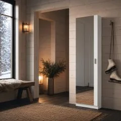 Zapatero Tilde Blanco Brillo 50×180 cm