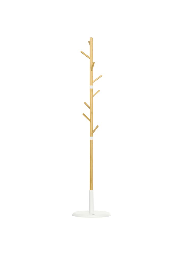 Perchero Narvik Árbol Moderno 8 Ganchos Natural