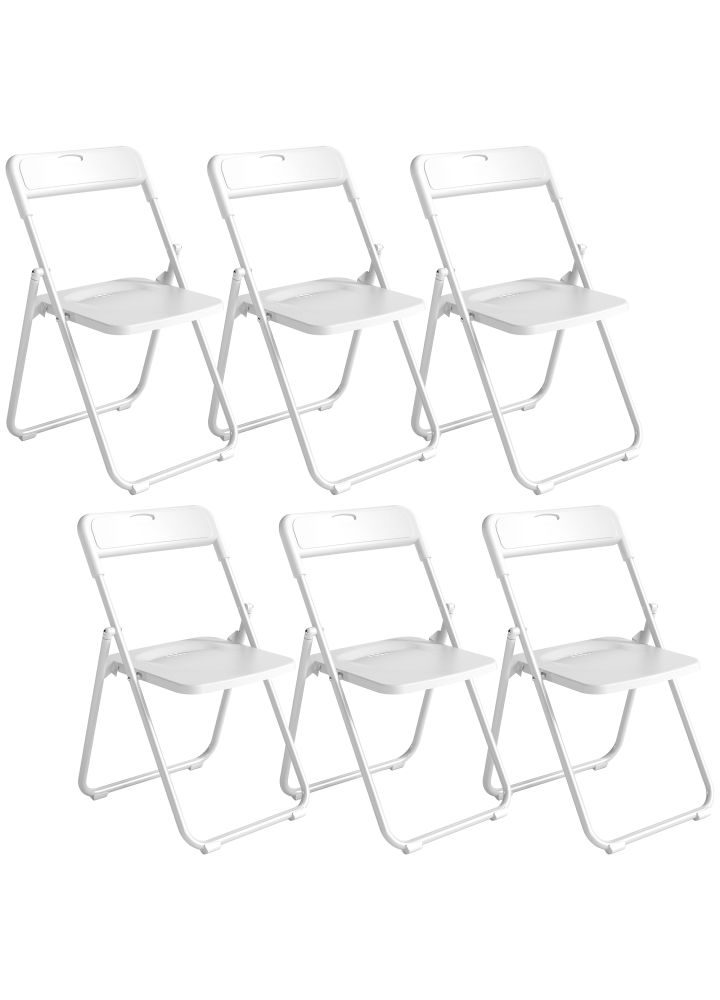 Pack 6 Sillas Rovaniemi Plegables Blanco