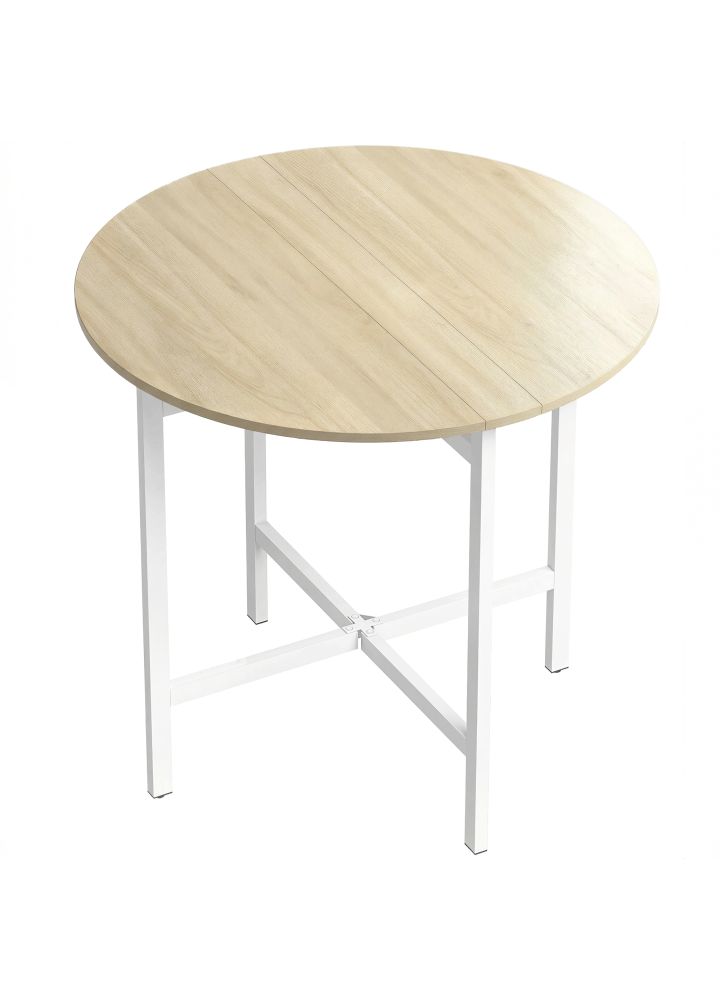 Mesa Comedor Helsingborg Plegable Redonda Natural