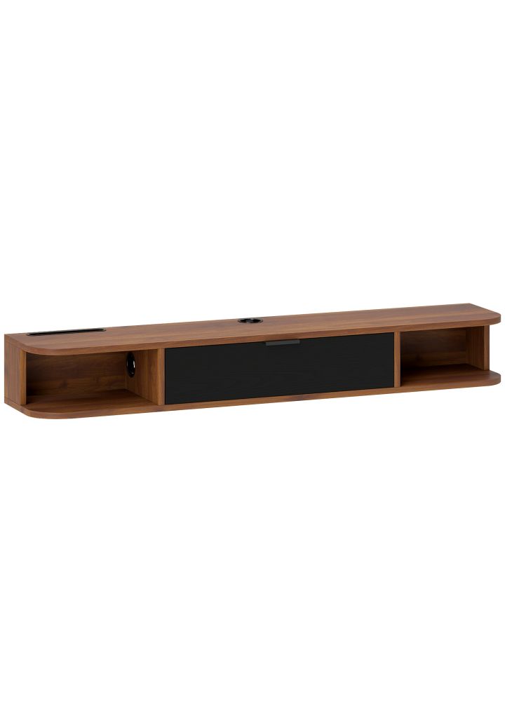 Mueble TV Tromsø Suspendido Nogal