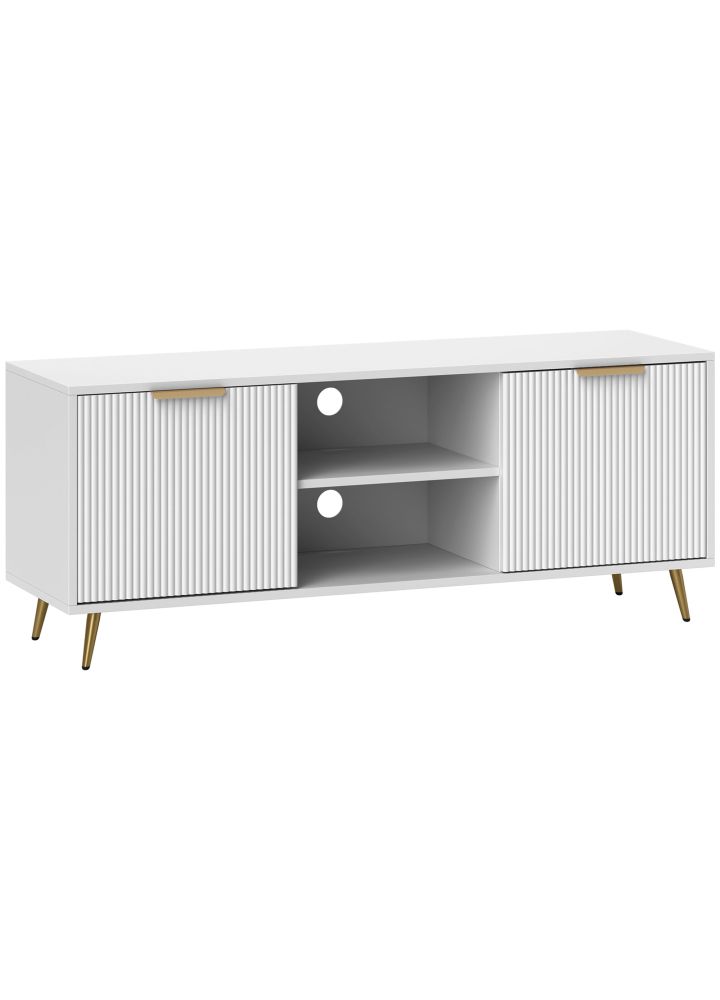 Mueble TV Bergen Compartimentos Blanco