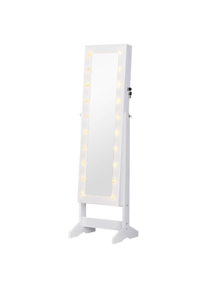 Espejo Joyero Visby LED 20 Luces Blanco