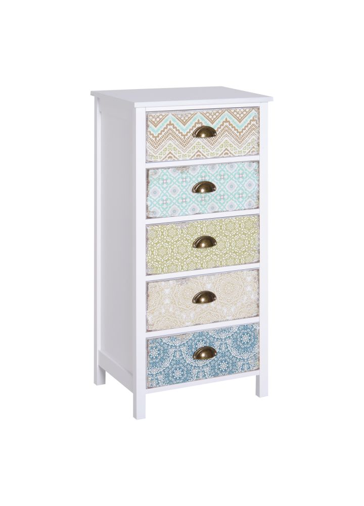 Sifonier Kalmar 5 Cajones Vintage Multicolor