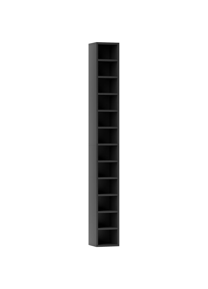 Torre CD/DVD Uppsala 12 Compartimentos Negro