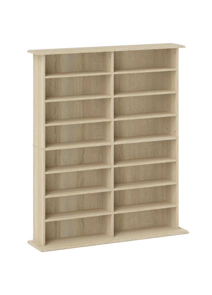 Mueble CD Uppsala 16 Estantes Natural