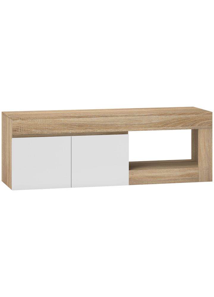 Mueble TV Bergen Nórdico Blanco y Natural