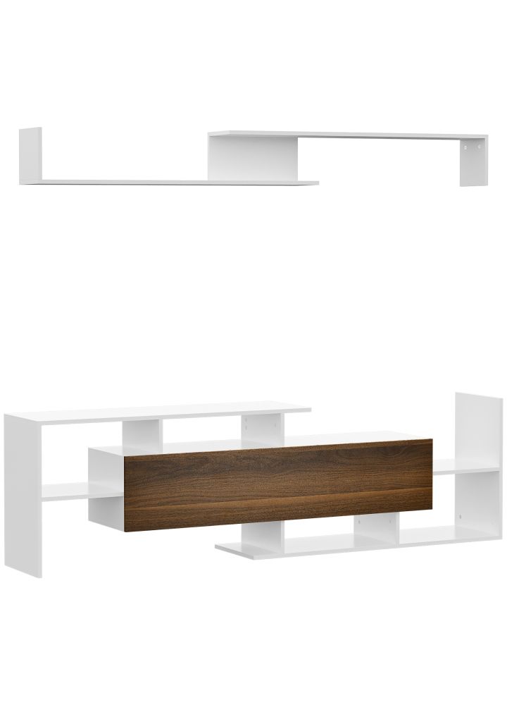 Conjunto Salón Tromsø Blanco y Marrón