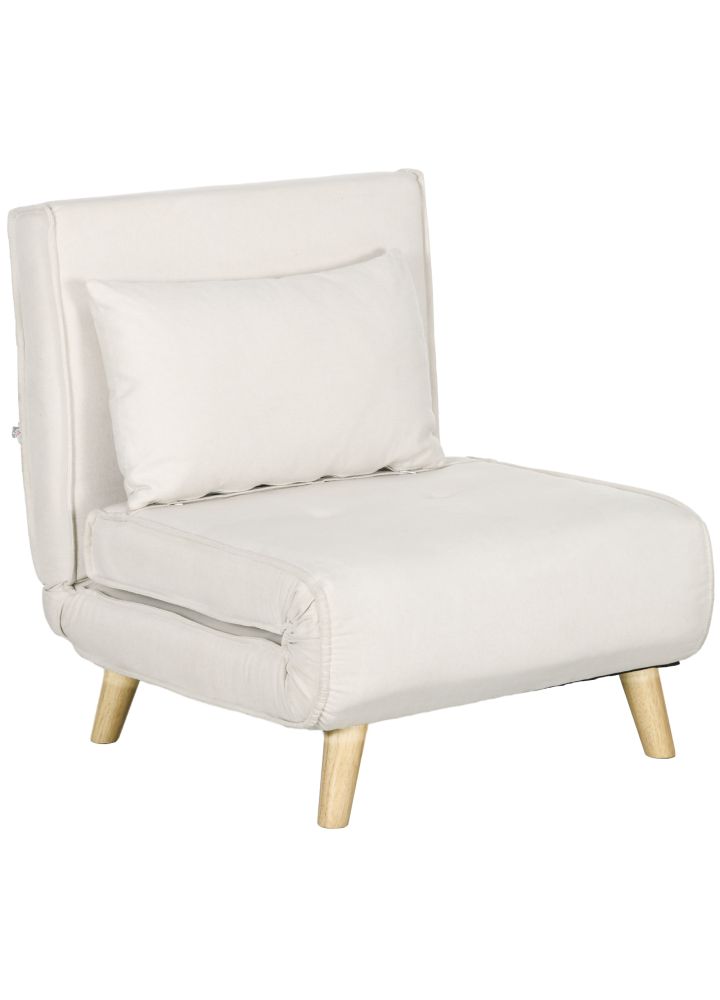 Sillón Cama Lillehammer 2en1 Individual Crema