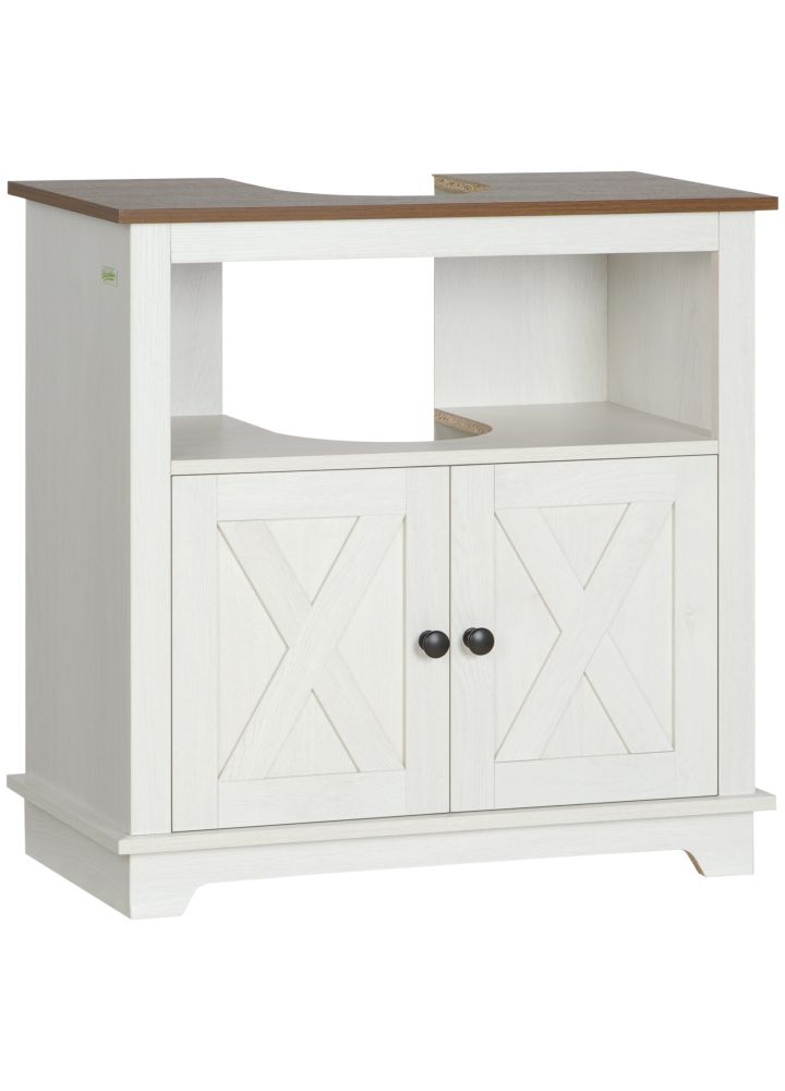 Mueble Bajo Lavabo Espoo 2 Puertas Blanco