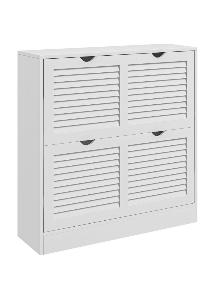 Zapatero Nordkapp 2 Cajones Abatibles Blanco
