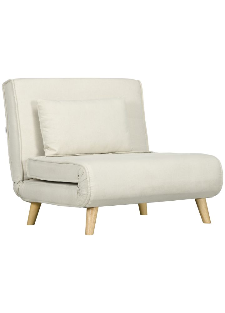 Sillón Cama Trondheim Individual 3en1 Crema