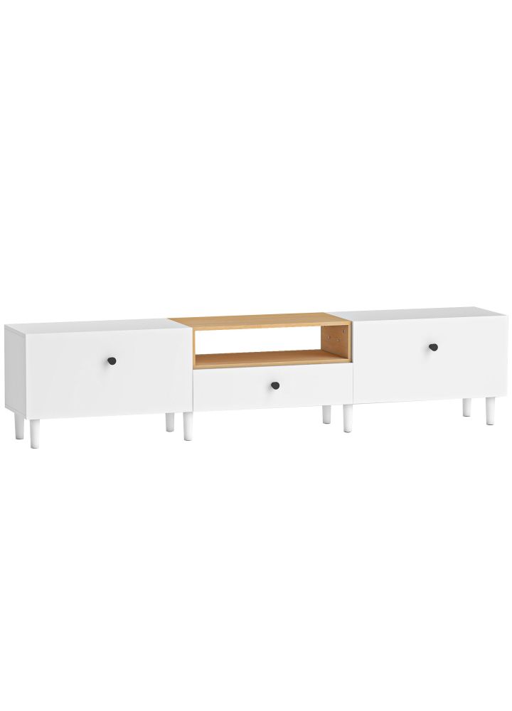 Mueble TV Oslo Abatible Blanco