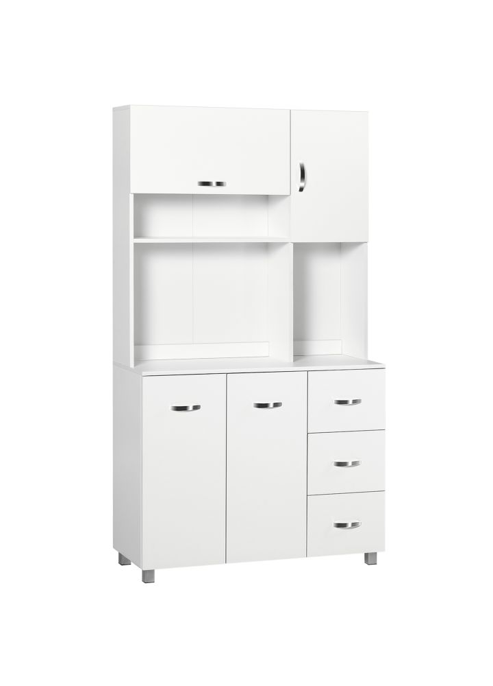 Armario Cocina Drammen Moderno 3 Cajones 4 Puertas Blanco