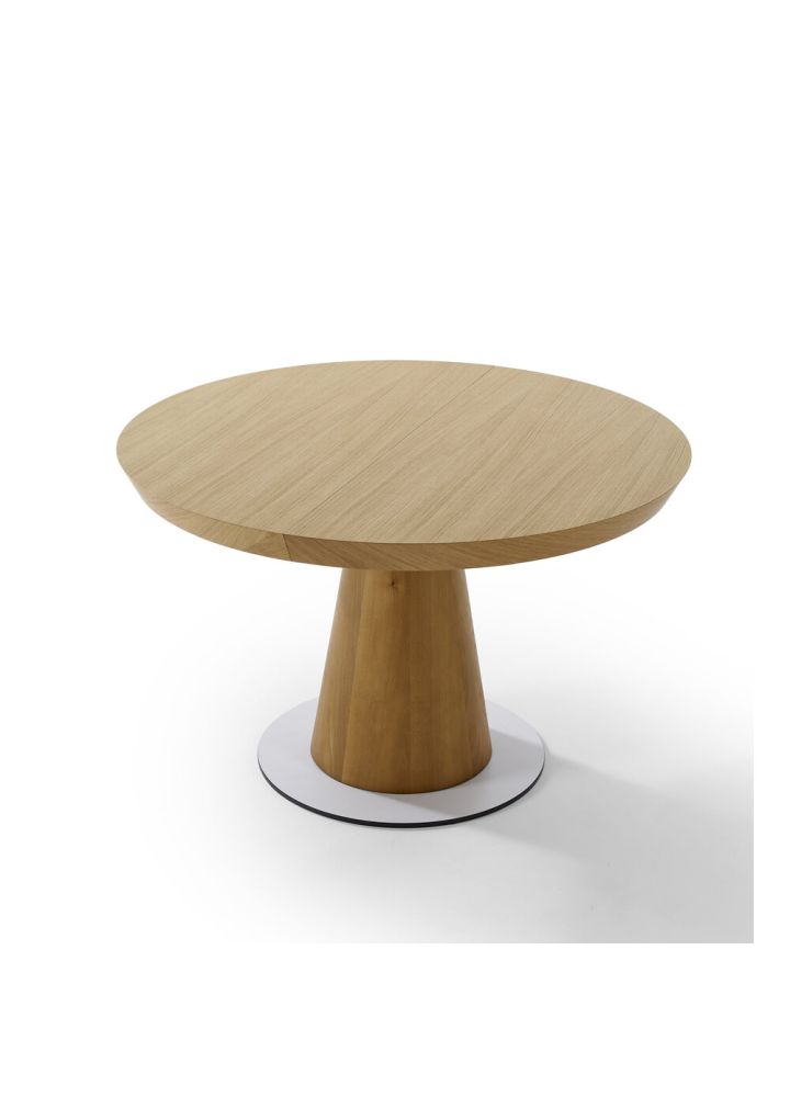 Mesa de comedor redonda extensible Ålesund