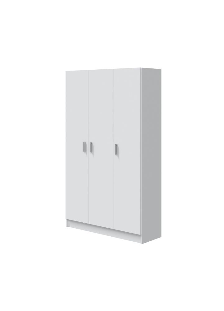 Armario escobero Erling blanco mate 109 cm
