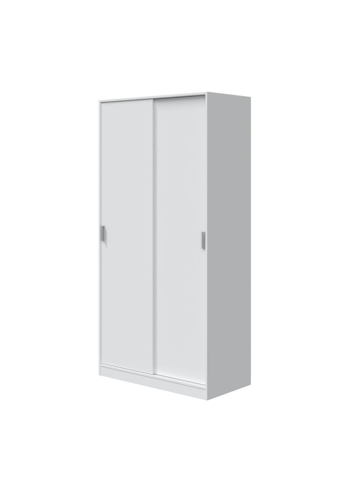 Armario Sigrid puertas correderas blanco 100 cm