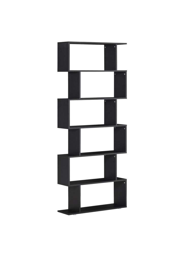 Estantería Tampere Forma S 6 Estantes Negro