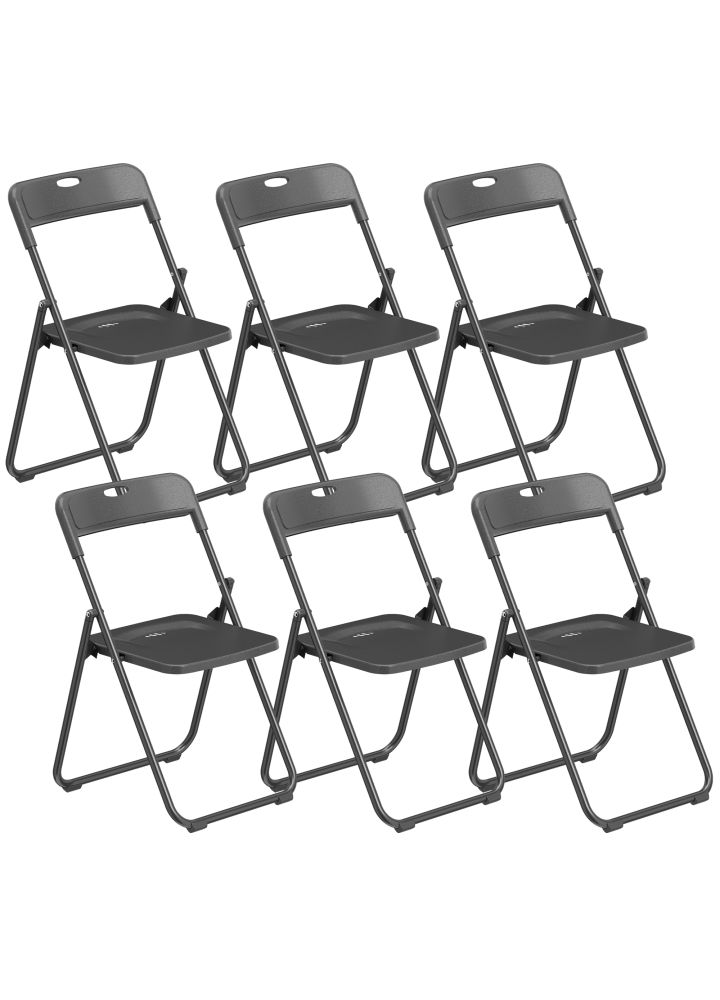 Pack 6 Sillas Rovaniemi Plegables Negro