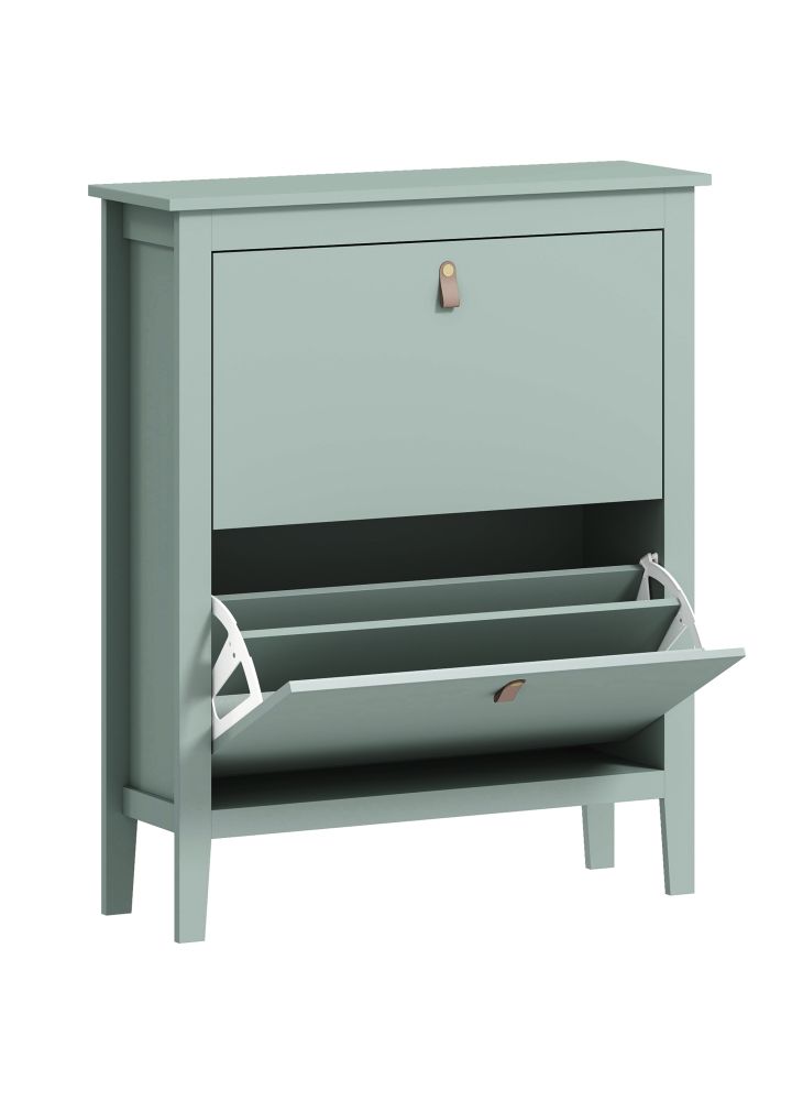 Zapatero Nordkapp 2 Cajones Abatibles Verde