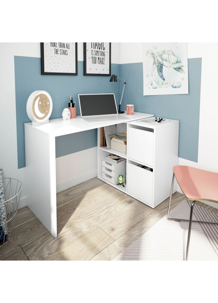 Escritorio Greta blanco nórdico 152 cm