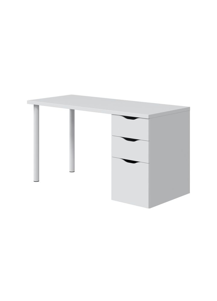 Escritorio Lars blanco nórdico 138 cm