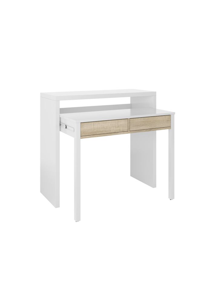 Escritorio Pelle blanco nórdico 98.5 cm