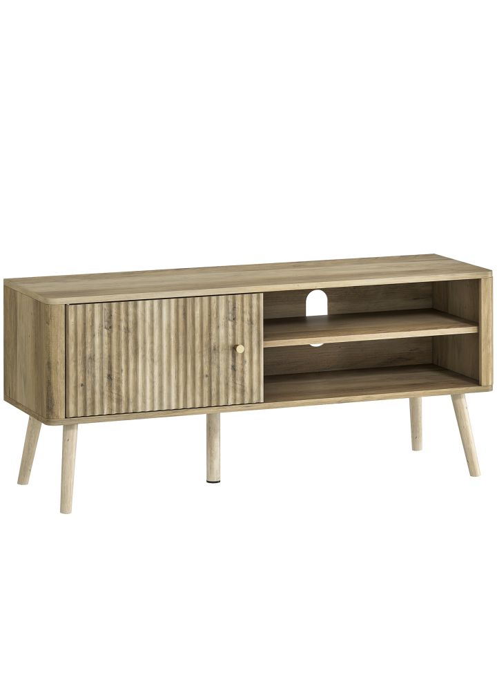 Mueble TV Tromsø Compartimentos Roble