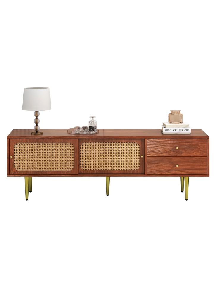 Mueble TV Tromsø Correderas Nogal