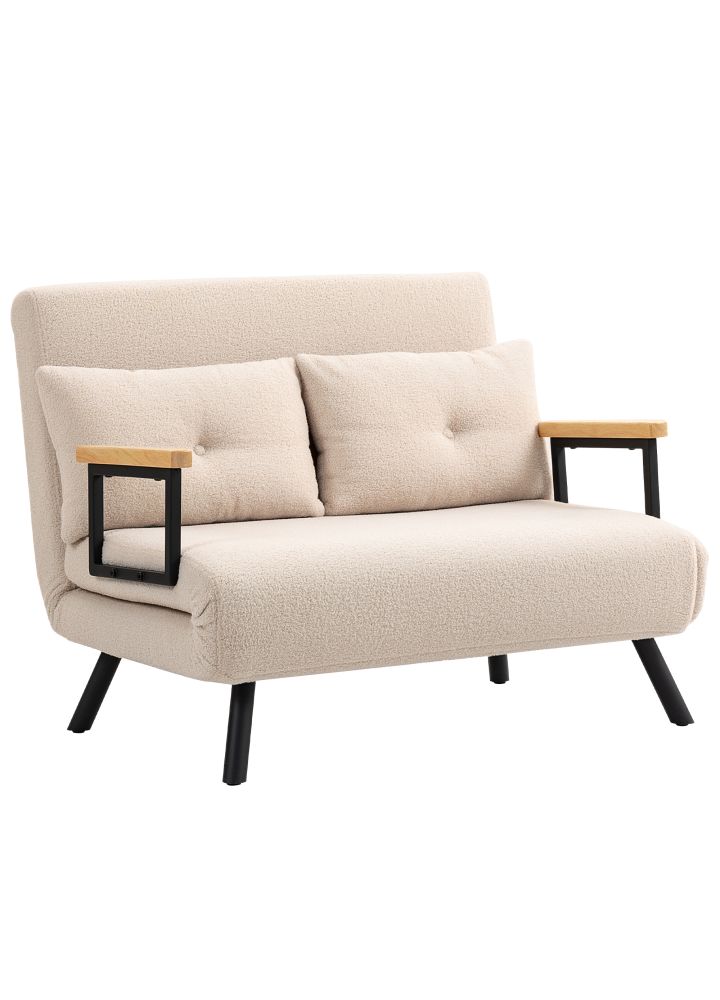 Sofá Cama Bergen 3en1 2 Plazas Beige