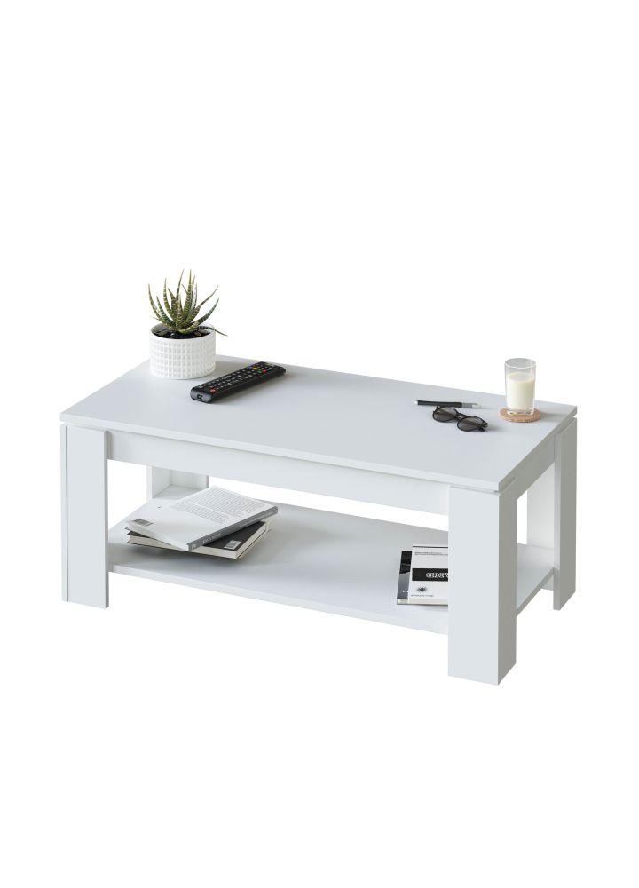 Mesa de centro Astrid blanco artik 102 cm