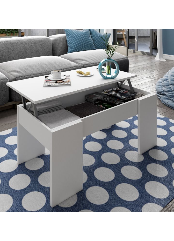 Ivar · Mesa de centro nórdica mediterránea 100 cm