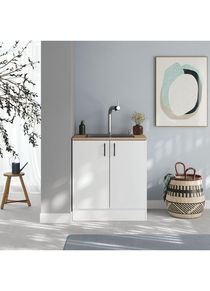 Viggo · Mueble auxiliar nórdico mediterráneo 80 cm