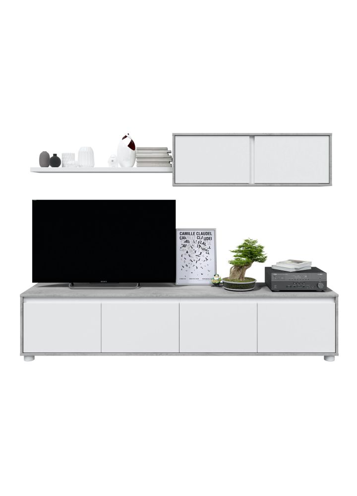 Mueble TV Viggo Blanco Artik 200 cm