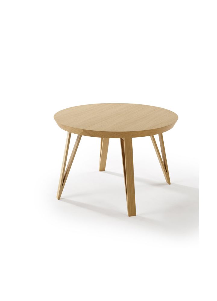 Mesa de comedor redonda extensible Nordfjord