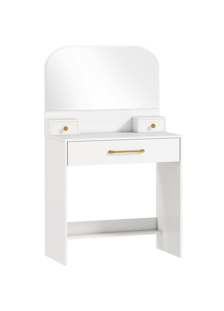 Tocador Kristiansand Compacto 3 Cajones Blanco