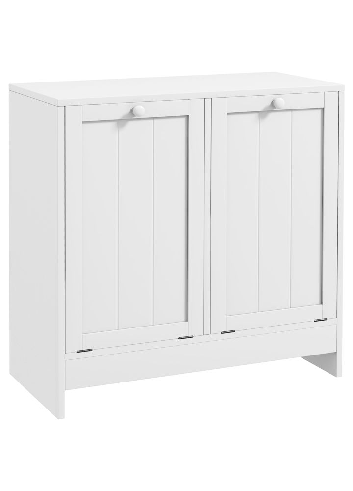 Mueble Ropa Sucia Vaasa 2 Cestos Blanco